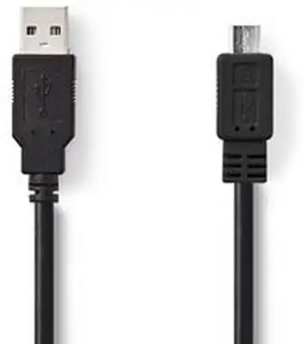 Nedis USB 2.0 Cable A M-Micro-B M 2.0m BK