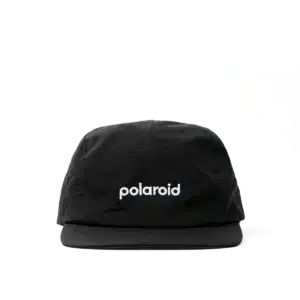 Polaroid 5 Panel Cap - Black