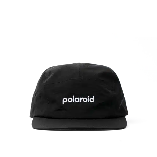 Polaroid 5 Panel Cap - Black