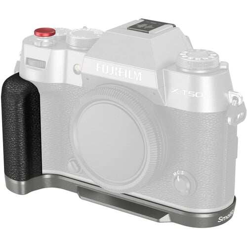 SmallRig 4712B L-Shape Grip For Fujifilm X-T50 (Silicone/Charcoal Silver)