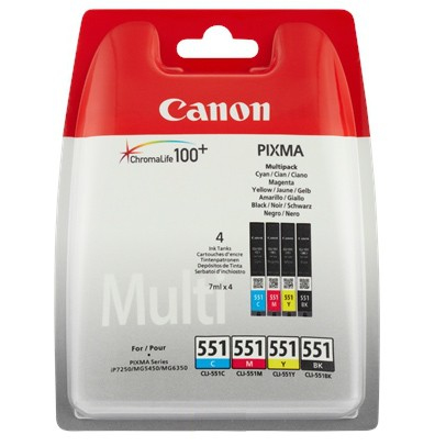 Canon CLI-551 C/M/Y/BK Multipack