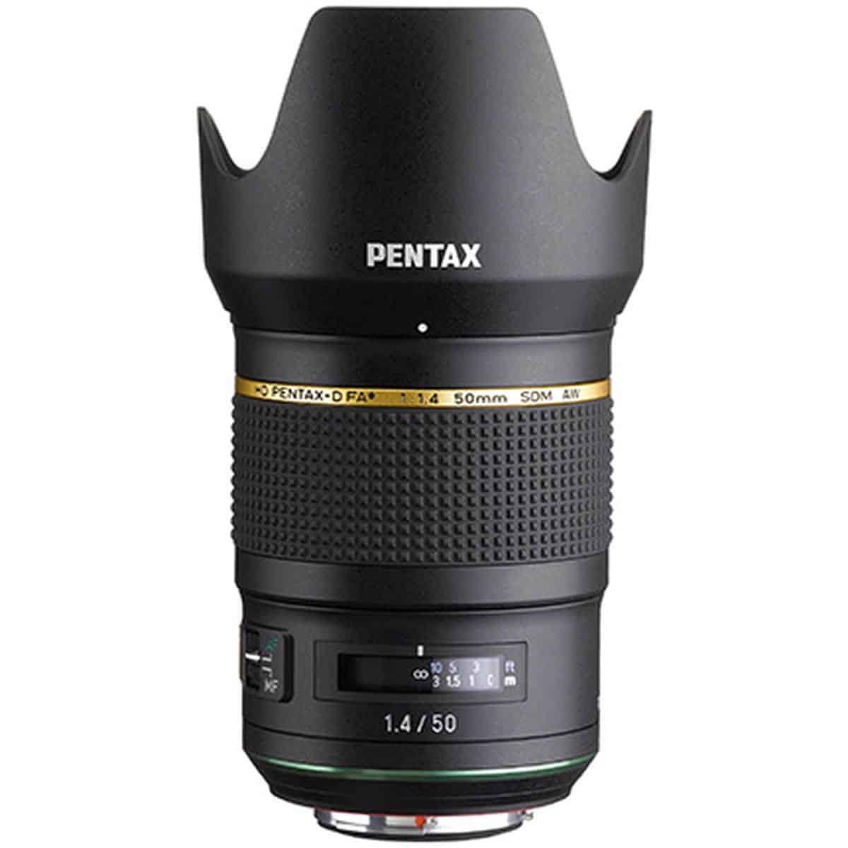 Pentax 50mm f/1.4. Black SDM AW