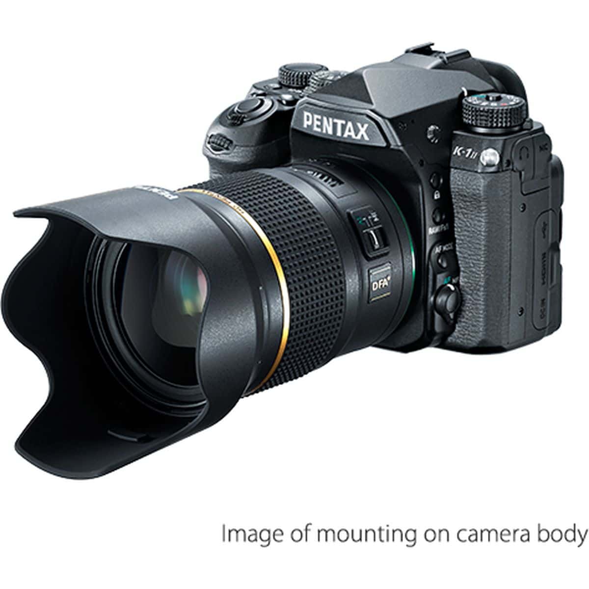 Pentax 50mm f/1,4, zwart SDM AW