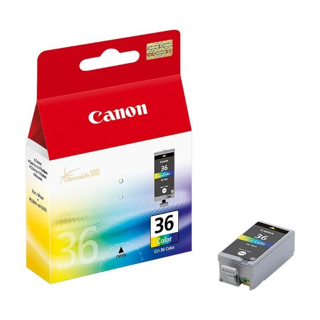 Canon CLI-36 Tri-Colour C/M/Y-0