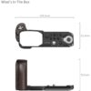 SmallRig 5906 L-Shaped Mount Plate w/ Wooden Handle For N...