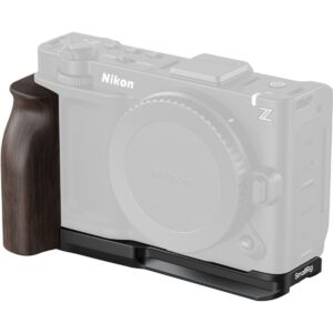 SmallRig 5906 L-Shaped Mount Plate w/ Wooden Handle For N...