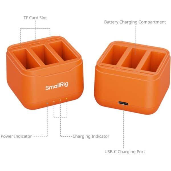 SmallRig 5921 Camera Battery Charger For DJI Action 6 / A...