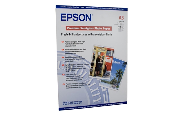 Epson SO41334  Semi Gloss 251g/m² A3 20 VEL