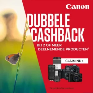 Canon Dubbele Cashback