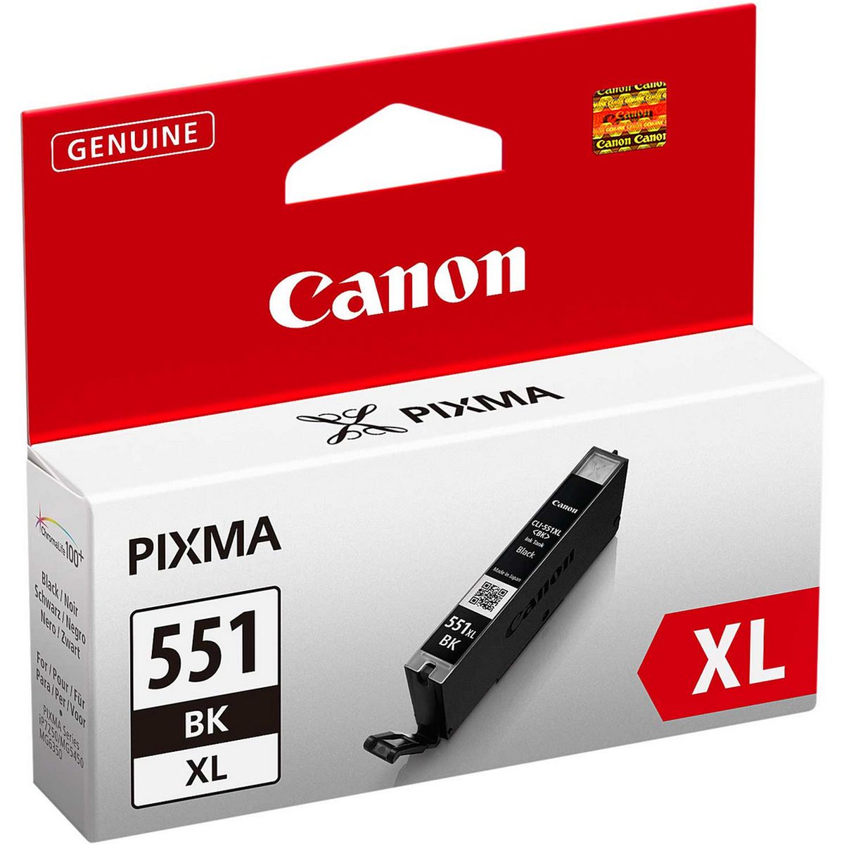 Canon CLI-551XLBK inktcartridge zwart high capacity 11ml 4.4