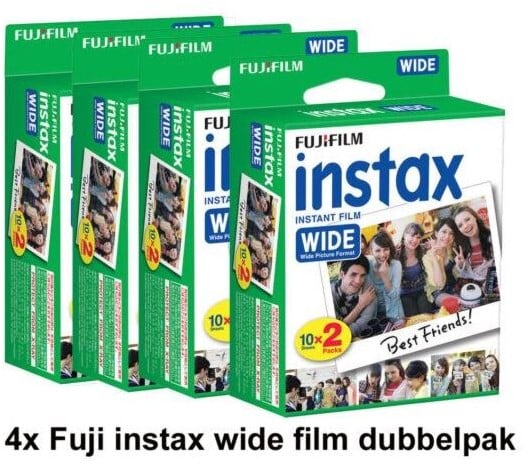 Fujifilm instax wide 4 pak 10X2