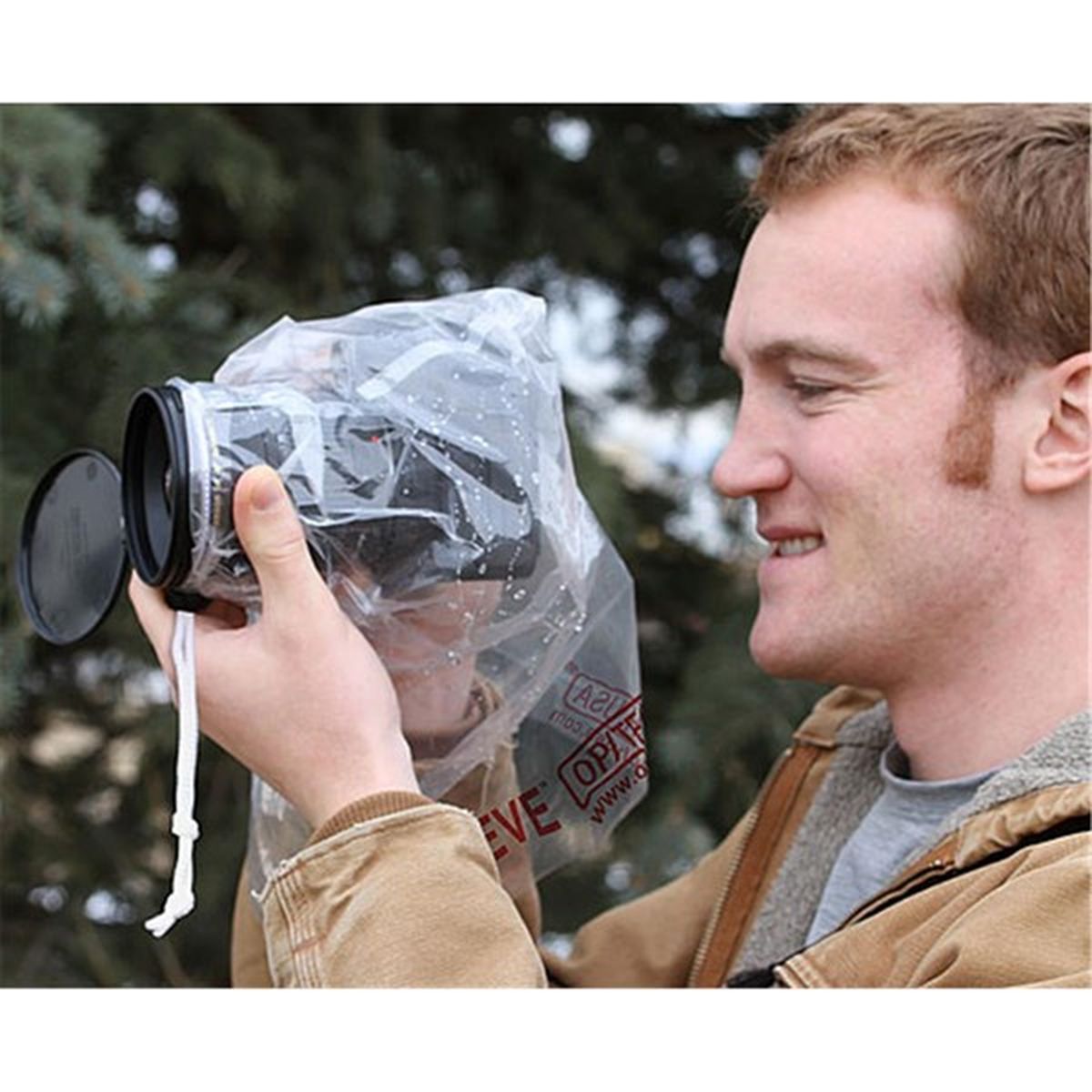Op/Tech Rain Sleeve Small (2 stuks) Geel