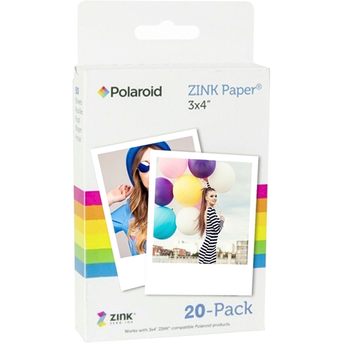 Polaroid US Zink Papier 3.5x4.25 inch 20 sheets