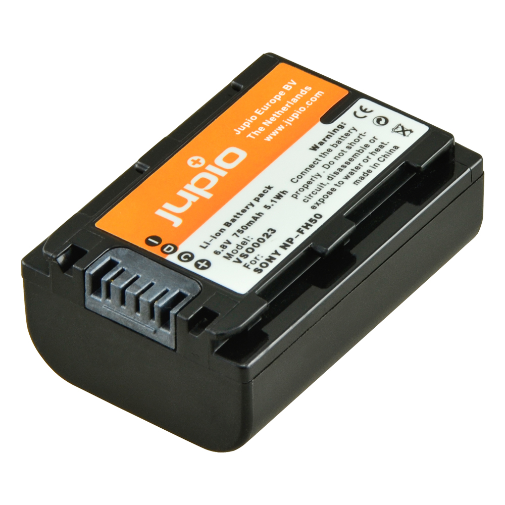 Jupio Sony NP-FH50 (-met info chip)