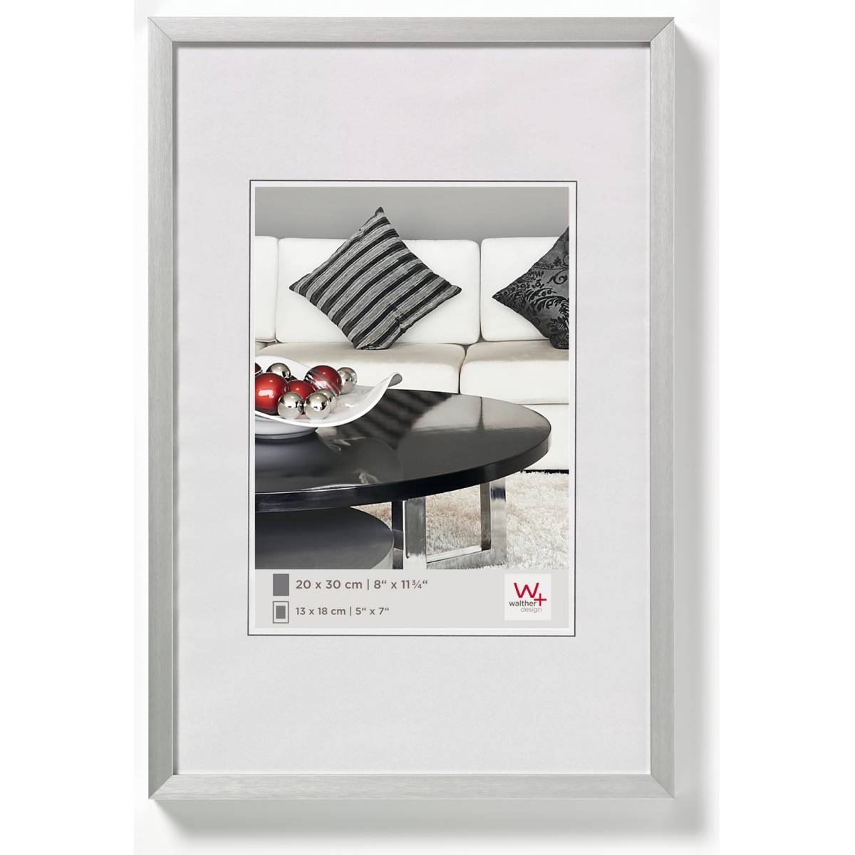 Walther Chair Alluminium 15x20 cm zilver