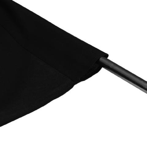 FE Achtergronddoek BCP-02 2x3 m Zwart