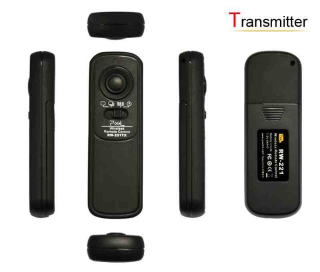 Pixel Draadloze Afstandsbediening RW-221/DC2 Oppilas voor Nikon