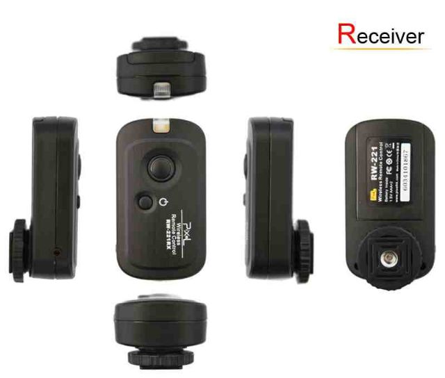 Pixel Draadloze Afstandsbediening RW-221/E3 Oppilas voor Canon