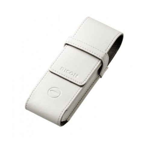 Ricoh Lederen tas wit voor THETA