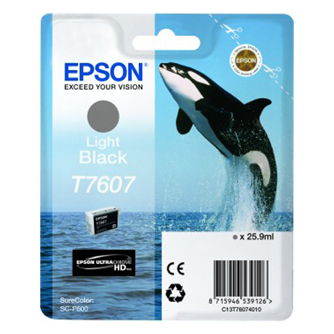 Epson Inktpatroon T7607 licht zwart high capacity 25