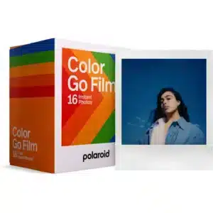 Polaroid Colour Instant Film For Go - Gold Frame Double Pack