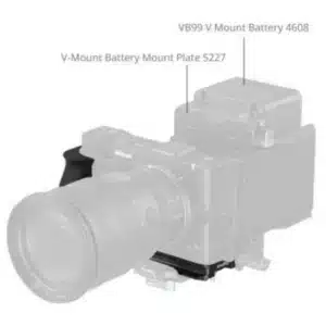 SmallRig 5466 L-Shaped Mount Plate w/ Silicone Handle For...