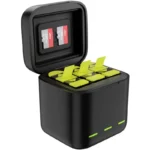 Telesin Triple Battery Charger Box + 1 accu GoPro 9/10/11/12
