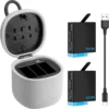 Telesin Allin Charger Box + 3x accu - GoPro Hero 9/10/11/12