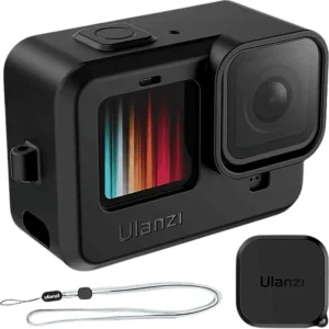 Telesin Beschermhoes siliconen met lensdop GoPro 13 - Zwart
