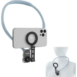 Telesin MagSafe Smartphone Neck Mount - Extra Groot - Grijs