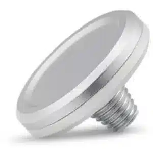 Leica Soft Release Button 100y, aluminium, silver anodized finish