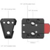 SmallRig 021 Quick Release V-Lock Mount Plate Ki