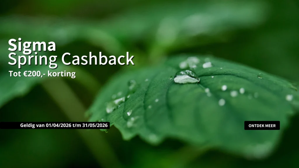 Sigma Spring Cashback