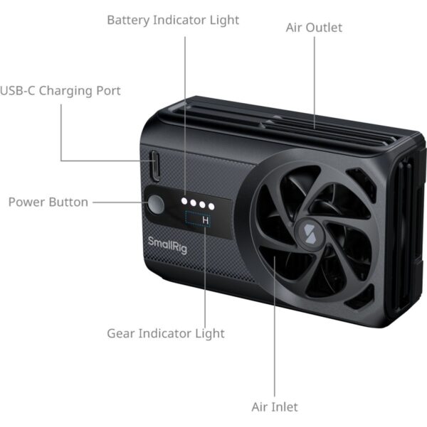 SmallRig 5329 Cooling Fan For Mirrorless Cameras (Basic Fan)