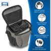 PEDEA Camera-Medium Holster Bag Fashion Pro (Light) Grey