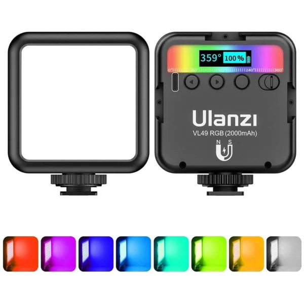 Ulanzi VL49 RGB Multi Color LED Video Lamp