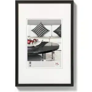 Walther Chair 40x60 Aluminium Zwart