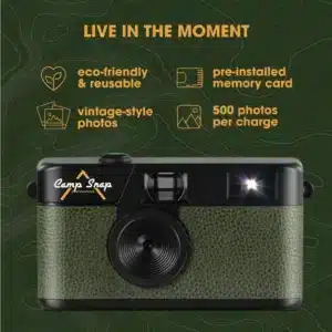 Camp Snap CS-V105 Digital Retro Camera Stealth 8MP Forres