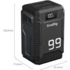 SmallRig 5864 T99 V Mount Battery