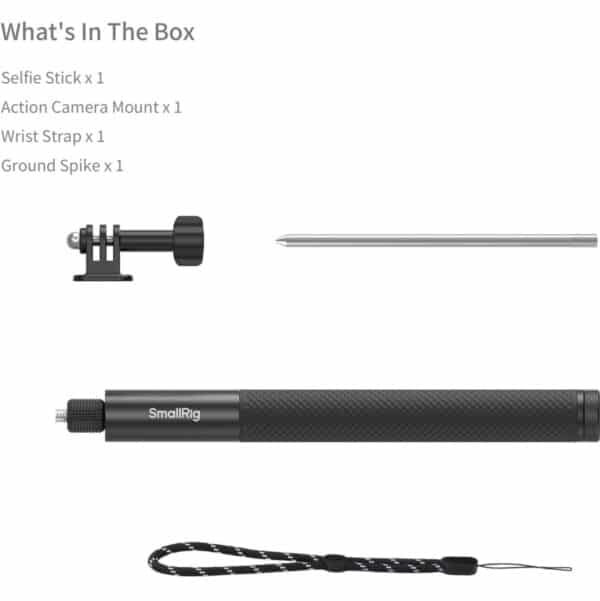 SmallRig 6319 Selfie Stick Support For Action Cameras (12...
