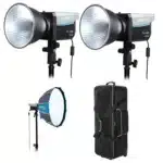Nanlite FC-120C LED RGBW Spot Light Dual Kit (w/ Softbox ...