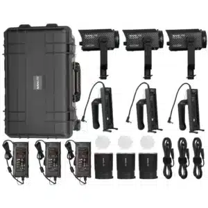Nanlite Forza 60C Rgblac LED Triple Kit (w/ Softbox Fresn...