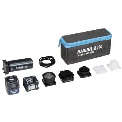 Nanlux Evoke 5C Kit LED Full-Colour Spot Light (Full Kit)