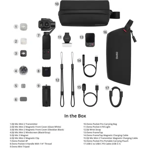 DJI Osmo Pocket 4P Vlog Combo