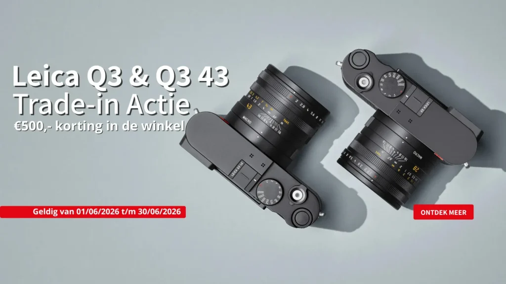 Leica Q3 & Q3 43 Trade-in Actie