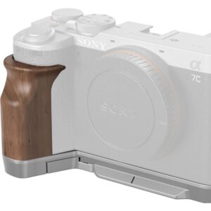 SmallRig 4796B L-Shape Mount Plate w/ Wooden Handle For S...