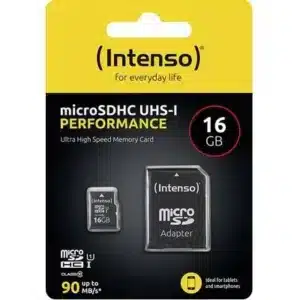 Intenso microSDHC 16GB C10 with Adapter