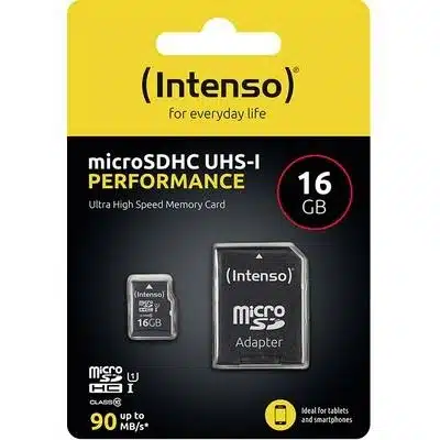 Intenso microSDHC 16GB C10 with Adapter