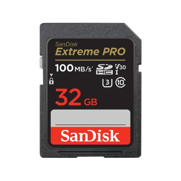 SanDisk SDHC Extreme PRO 32GB UHS-I-V30-U3-100/90MB/s-4K UHD