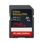 SanDisk SDXC Extreme PRO 256GB UHS-I-V30-U3-250/170MB/s-4K UHD